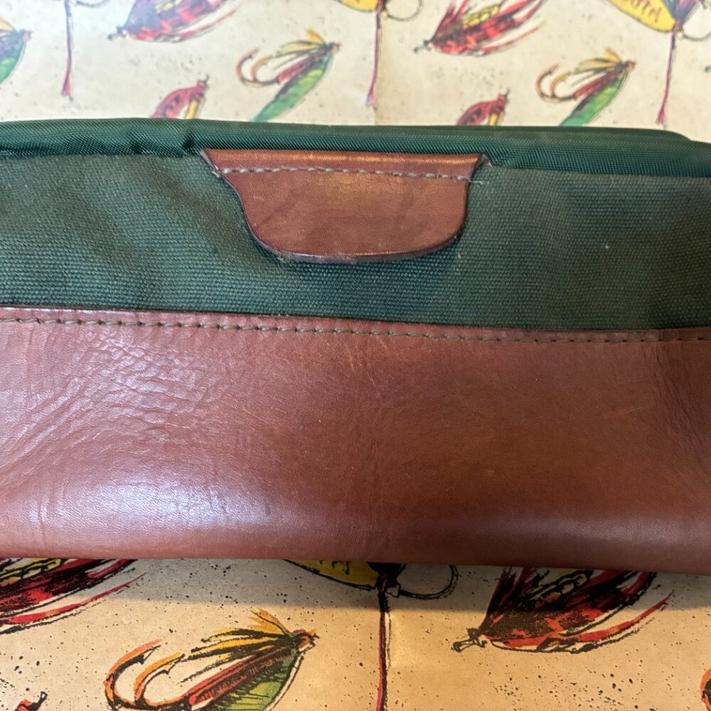 Vintage Orvis canvas and leather toiletry bag - Picture 2 of 11